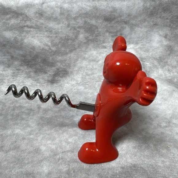 Happy Red Man Wine Corkscrew/Bottle‎ Opener, Funny Portable Barware Bachelorette - Picture 8 of 11